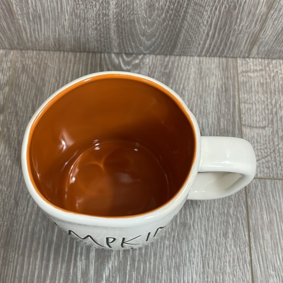 NWT Rae Dunn “PUMPKIN SPICE” Heart Double Sided Ceramic Coffee Tea Mug - Picture 5 of 6